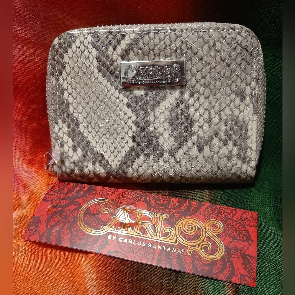 Carlos by Carlos Santana Snake Print Wallet